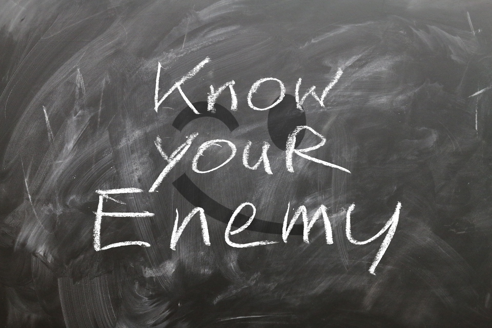 Know your enemy from today's reading with Wes Schaeffer. 